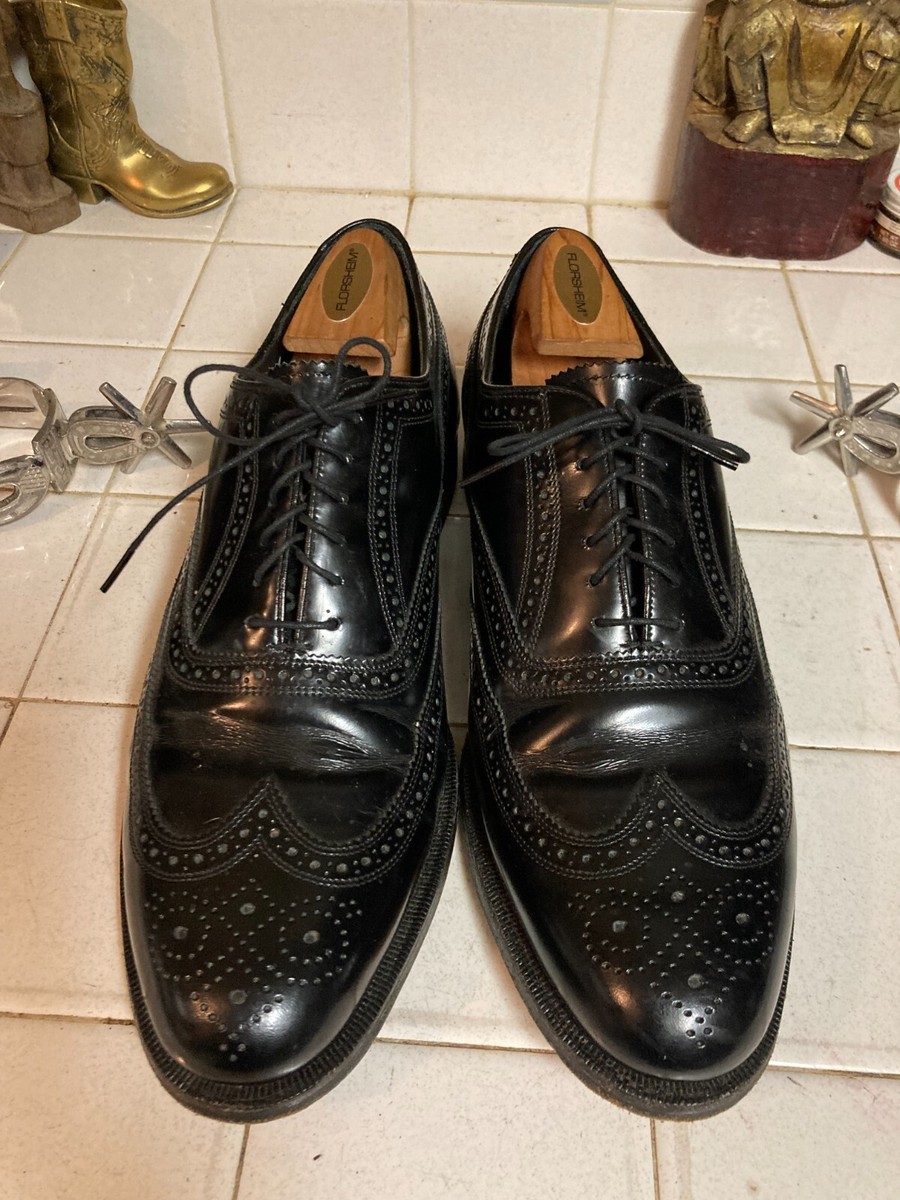 Florsheim IMPERIAL USA 11.5 D Wing Tip Business Dress Shoes  display picture 3