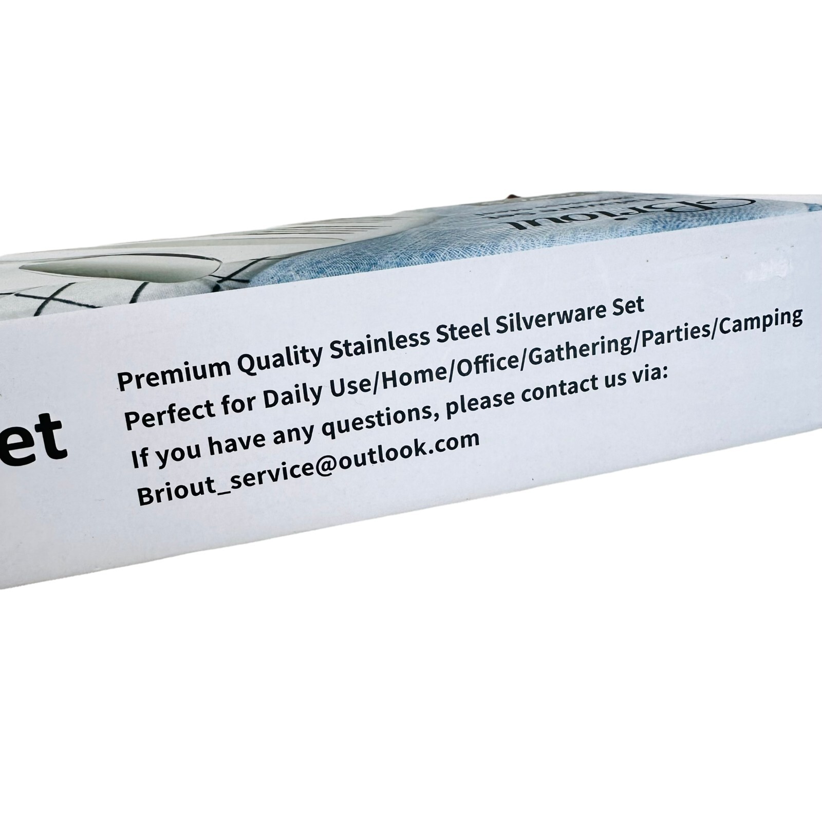 Silverware Set, Briout Flatware Set Service for 4 Stainless Steel Cutlery Set 20