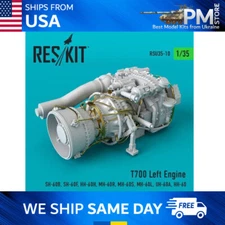 Reskit RSU35-0010 T700 Left Engine (SH-60B, SH-60F, HH-60H, MH-60R...) 1/35