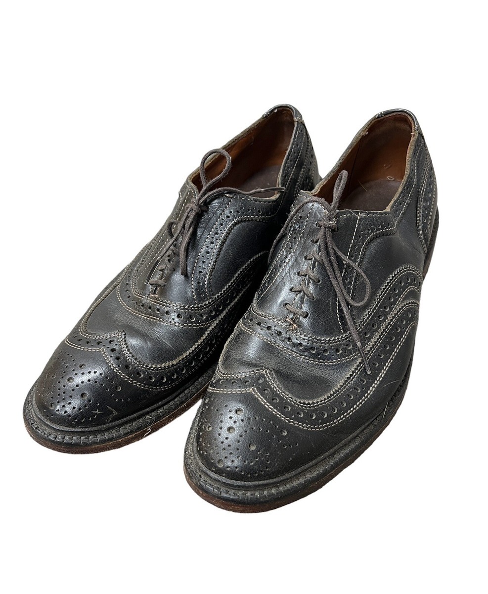 Allen Edmonds Shoes Mens Size 10 D Black Wingtip Brogue Leather Dress Oxford Allen Edmonds Oxford Dress Shoes Mens Size 10 D Black  main image 4