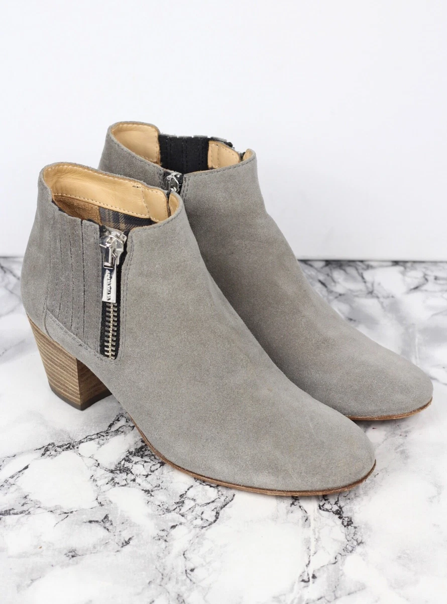AQUATALIA Russell Bromley Grey Suede Fallon Dry Boots Size UK 4.5 EU 37.5