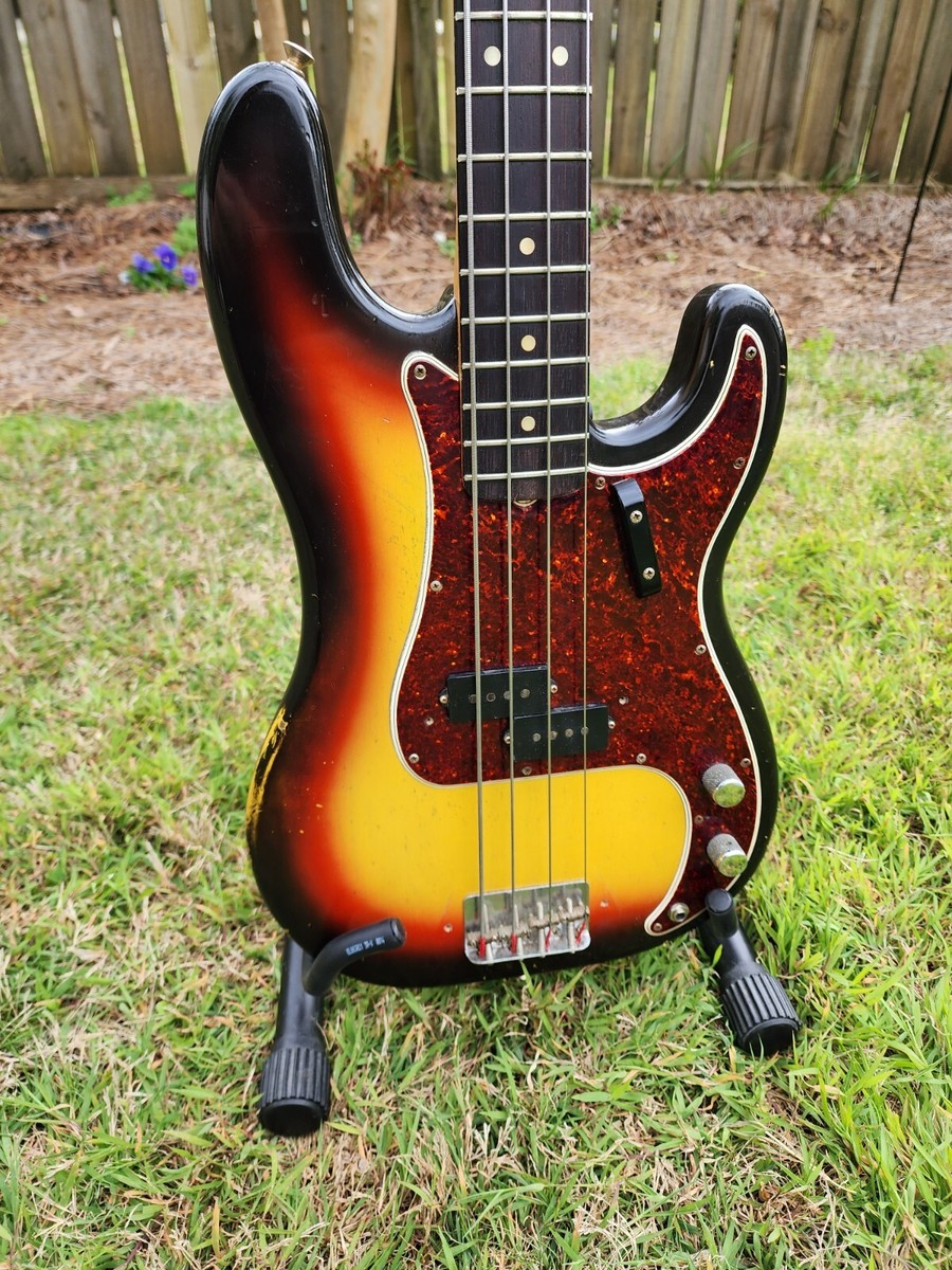 1966 Fender Precision Bass Guitar Original | eBay