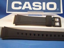 Casio watch band DB-36 Data Bank Black Resin Strap