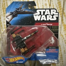 Star Wars The Force Awakens (2015) Hot Wheels Poe's X-Wing Fighter Toy