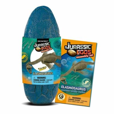 Puzzle 3D Dinosauro &ndash; Elasmosauro E Uova &ndash; Giocattolo Educativo Per Bambini 4-11 Anni