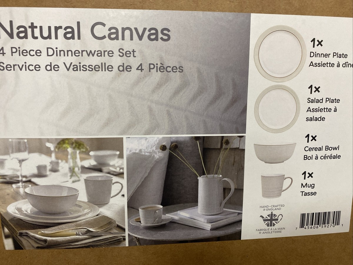 Tableware Sets Denby Natural Canvas 16 Piece Set DENBY Natural