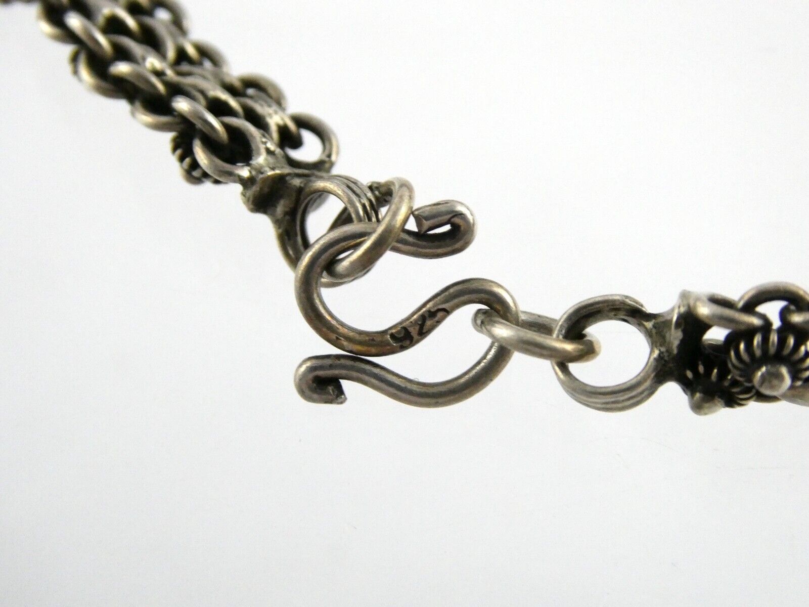 Vintage Hearts and Flowers Pattern Chain Bracelet… - image 9