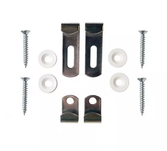 Brackets to hang on sale mirror