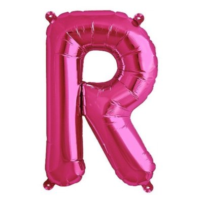 Luftballon Buchstabe R Riesen Party Feier Rosa Folie 16'' Neu Nordstern Ballons