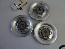 Set of 3 AR American Racing Chrome Custom Wheel Center Cap # SC-062
