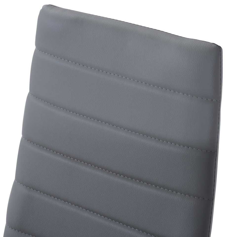 Dining Table and Chairs Set 4, Round Kitchen Table and Upholstered