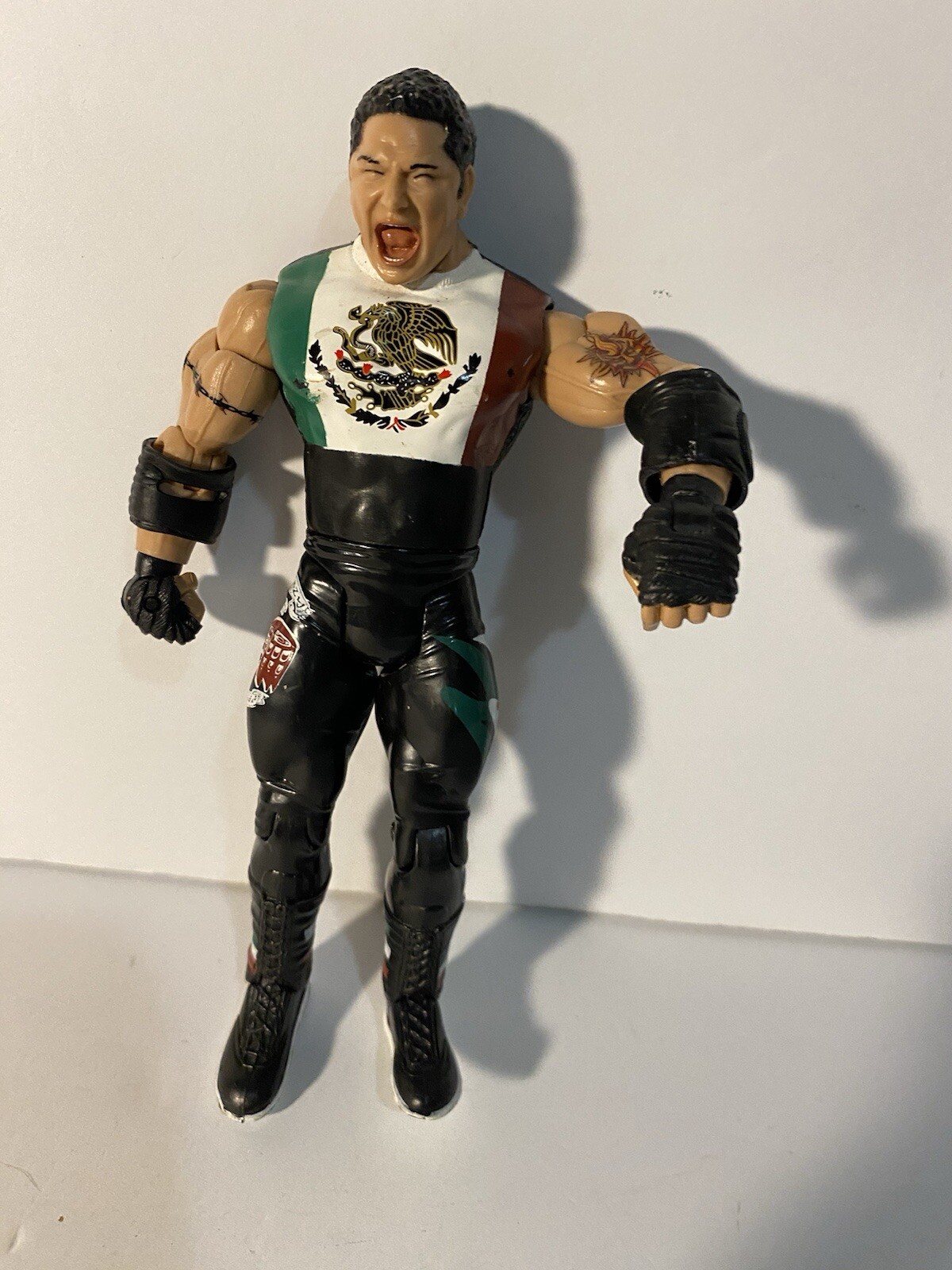 WWF WWE 2003 Jakks Pacific Mexicool Super Crazy Custom Fodder Aggression