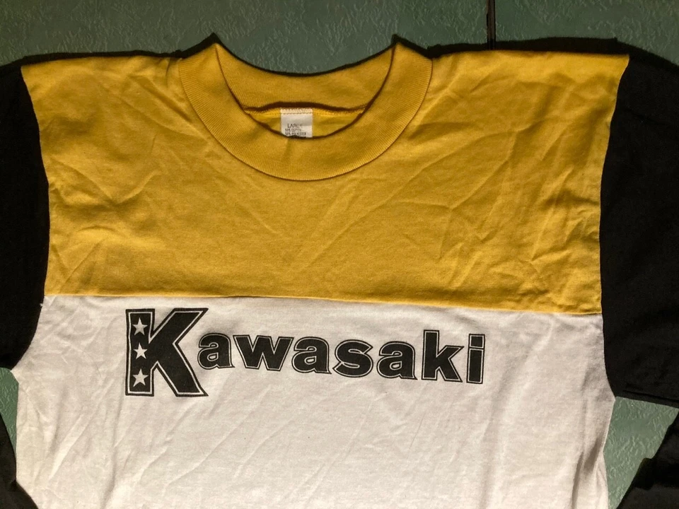 OEM Kawasaki manga larga peso ligero jersey camisa G3 G4 F3 F7 F11 KH H1 H2 de colección Foto 2 de 4