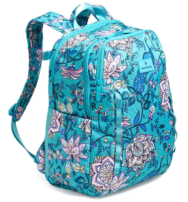 VERA BRADLEY LIGHTEN UP Sporty Large Backpack in Peacock VERA BRADLEY LIGHTEN UP Sporty Large Backpack in Peacock