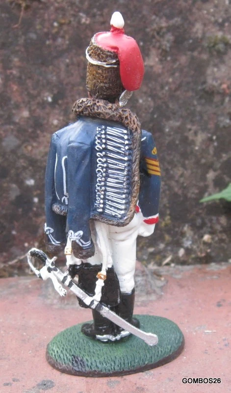 1/32 DEL PRADO EMPIRE NAPOLEON SOLDAT SERGENT-MAJOR 15ème DRAGONS LEGERS HUSSARD - Photo 4/4