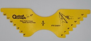 Artcraft Concepts Yellow Crafters Tool. Make perfect Fringes, Tassels, Pom Poms!