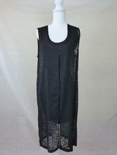 BNWT Womens Religion Advantage Sleeveless Black Net Overlay Midi Dress XS 8 £70