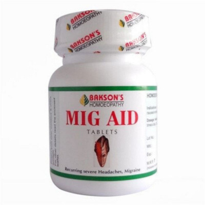 Bakson Mig Aid Tablets (75tab) LONG EXPIRY WITH FREE SHIPPING