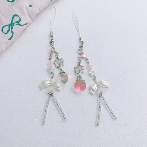 Pack of 2 Fruit Phone Strap with Delicate Craftsmanship Stylish Phone Decoration - Zdjęcie 6 z 8