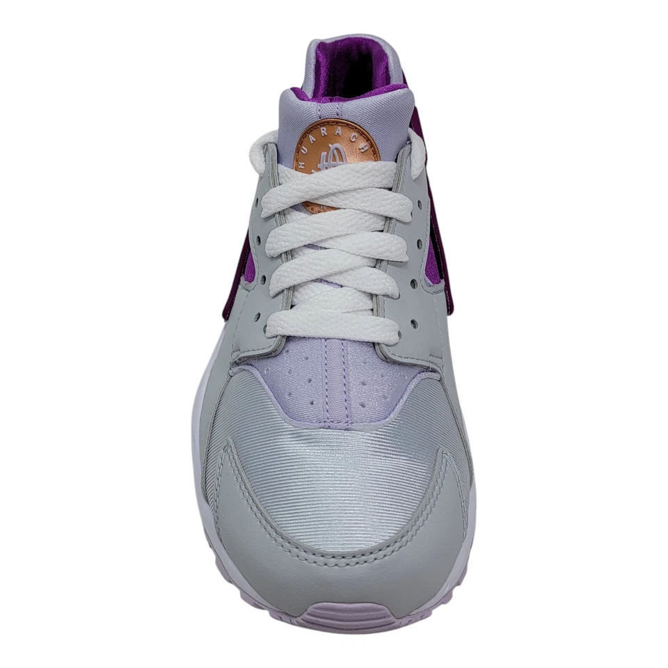 Nike Kid's Huarache Run Sneakers, Pure Platinum/Purple, Grade School - Image 3 of 4