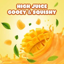 Mango FLAVOR PEELABLEZ Gummy Candy, REAL PEELIN Candy LIMITED BULK BAG VALUE NOW