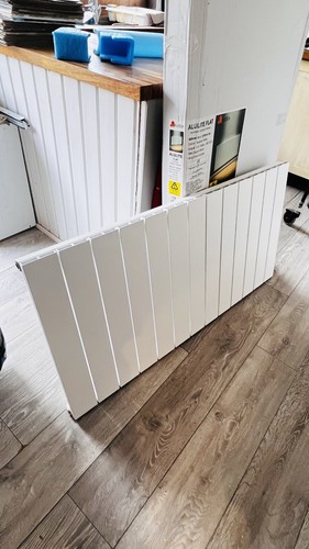 KUDOX ALULITE FLAT ALUMINIUM DESIGNER RANGE RADIATOR 600 X 1230mm WHITE -  The ICT University