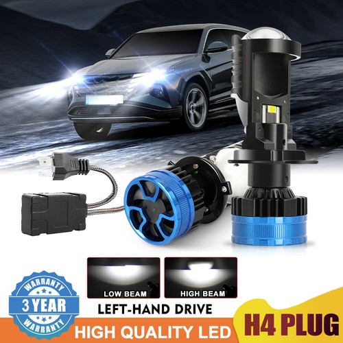 2PCS H4 9003 300W 80000LM Mini LED Projector Bulbs Headlight Hi-Lo Beam Retrofit - Picture 1 of 16