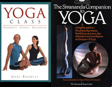 GARY BROMLEY SIVANANDA COMPANION 2 YOGA BOOKS BREATHING DIET RELAXATION