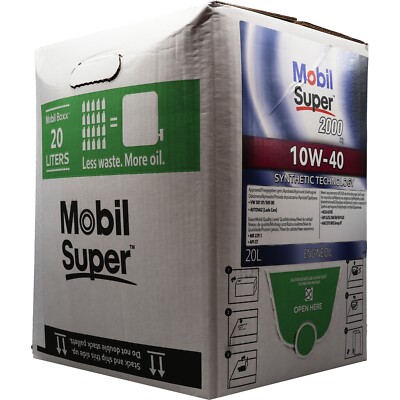 Mobil Super 2000 X1 10W-40 10W40 Semi/Part Synthetic Engine Oil