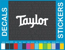 This decal/sticker is compatible with TAYLOR Guitars and others 8"