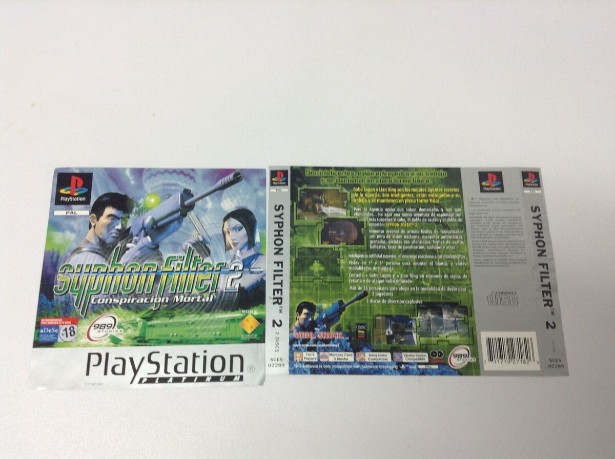 SYPHON FILTER 2 - CONSPIRACION MORTAL (PAL) - DISC