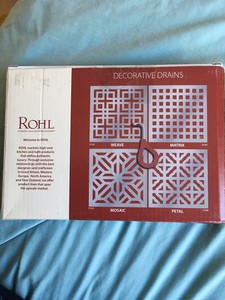 Rohl 5 Decorative Shower Drain Cover Plate Dc3146pn Ebay