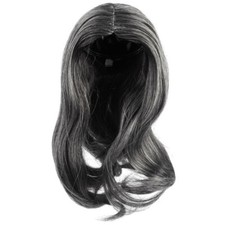 Lot of 3 Antina's Long Grey Middle Part 13" Doll Wigs