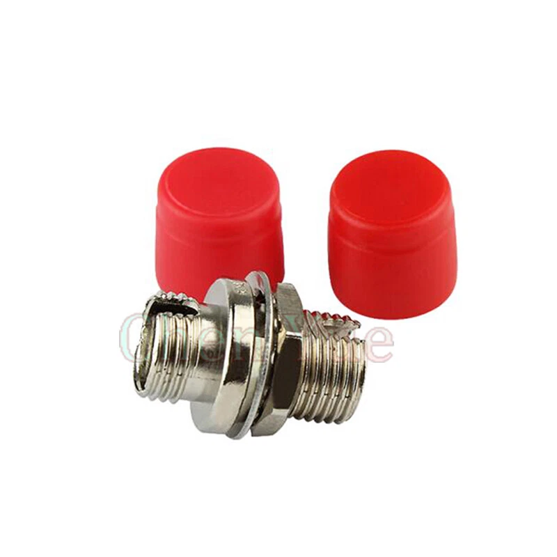 50pcs FC Small D Fiber Optic Adapter Fiber Coupler FC Simplex Metal Round Flange - Image 3 of 4