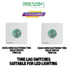 Timeguard 2 Wire 3 Wire Electronic Time Delay Switch Suitable for LED Lighting