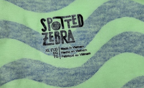 Spotted Zebra Girls Blue & Green Sleeveless Tank Dress Size XL New - Picture 3 of 9