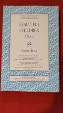 Beautiful Children by Charles Bock -Uncorrected Proof - Like New - 2008
