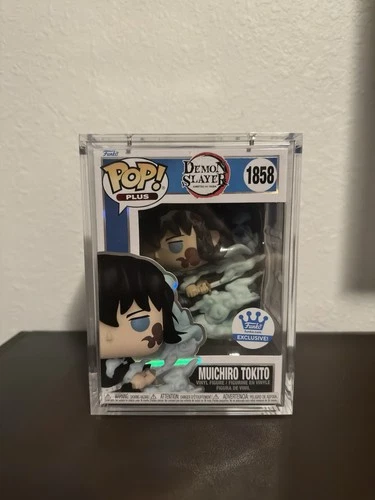 Funko Pop! Demon Slayer Muichiro Tokito #1858 Glow Missing Chase Sticker Armor