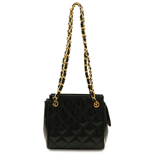 Chanel Matelasse Chain Shoulder Bag Semi Mini Enamel r0_0821