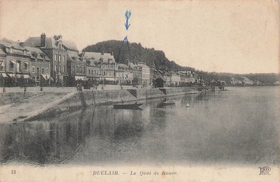 Duclair, le quai de Rouen. 15262