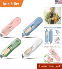 Portable Mini Box Cutter - Efficient Envelope and Package Opener in 4 Colors