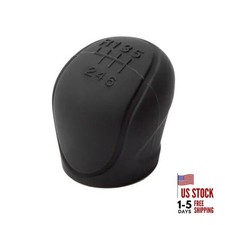Black Car Manual Gear Shift Knob Cover 6-Speed Gear Shift Grip Handle Silicone