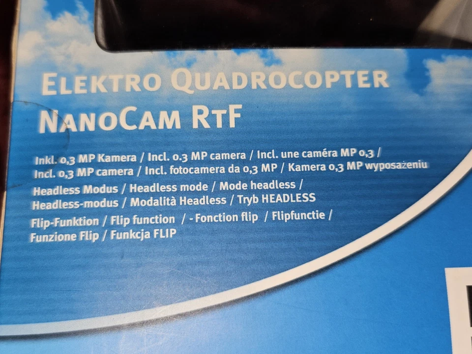 Reely NannoCam Mini Quadcopter Mit Kamera Speicherkarte Und Zubehör Nur 22mm Top - Bild 2 von 4