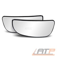 2X Spiegelglas Konvex Beheizt Unterer Teil Li+Re SET FÜR Peugeot Boxer