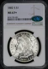 1882-S MORGAN SILVER DOLLAR NGC MS67+ CAC 06XXEA26