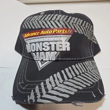 MONSTER JAM Monster Trucks Advance Auto Parts Distressed Ball Cap NEW