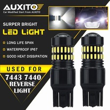 Auxito 7443 7440 Led White 6000k Reverse Backup Turn Signal Parking Light Bulbs Auxito 7443 7440 Led White 6000k Reverse Backup Turn Signal Parking Light Bulbs