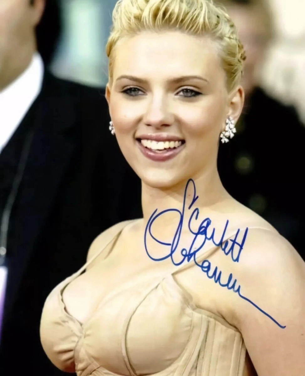 SCARLETT JOHANSSON SIGNED PHOTO AUTOGRAPH SIGNATURE 8X10 REPRINT