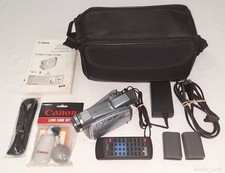 Canon ZR85 Mini DV Camcorder with Manual AC Adapter Remote Bag Tested Working