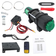LABLT 12V Electric Winch 4500LB IP67 for ATV UTV w/ Wireless & Wire Remote